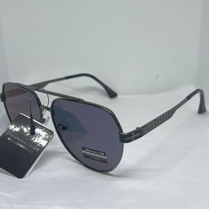 Manhattan Collection Aviator Sunglasses – Maximum UV Protection – Designer Metal